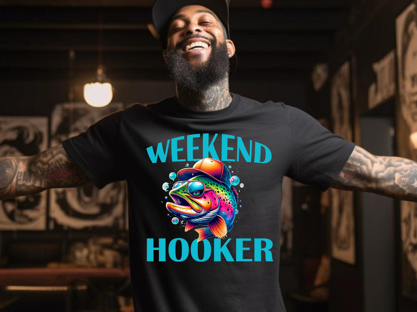 Colorful Weekend Hooker PNG Bundle, Fishing, Funny Fishing PNG, Fishing Sublimation Png for Shirt, Sarcastic, Summe Fish Png, Gift for Dad