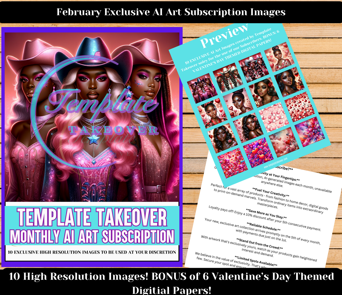 ***January Exclusive Monthly AI Art Subscription***
