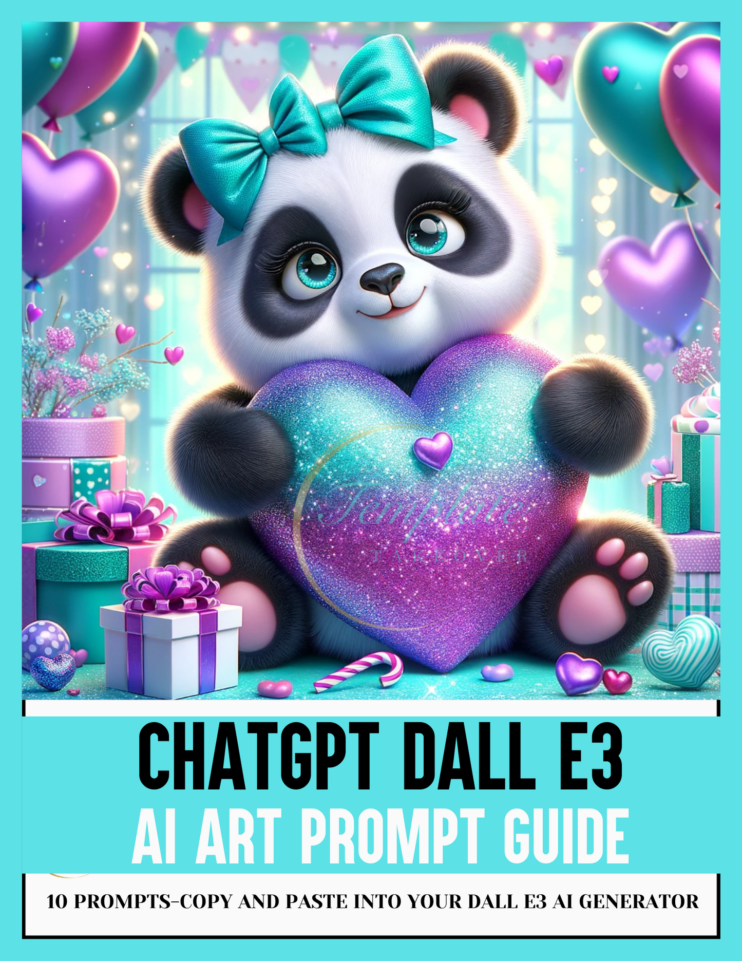 "Heartfelt Hugs: The Enchanted Panda Collection 1." Prompt Guide!