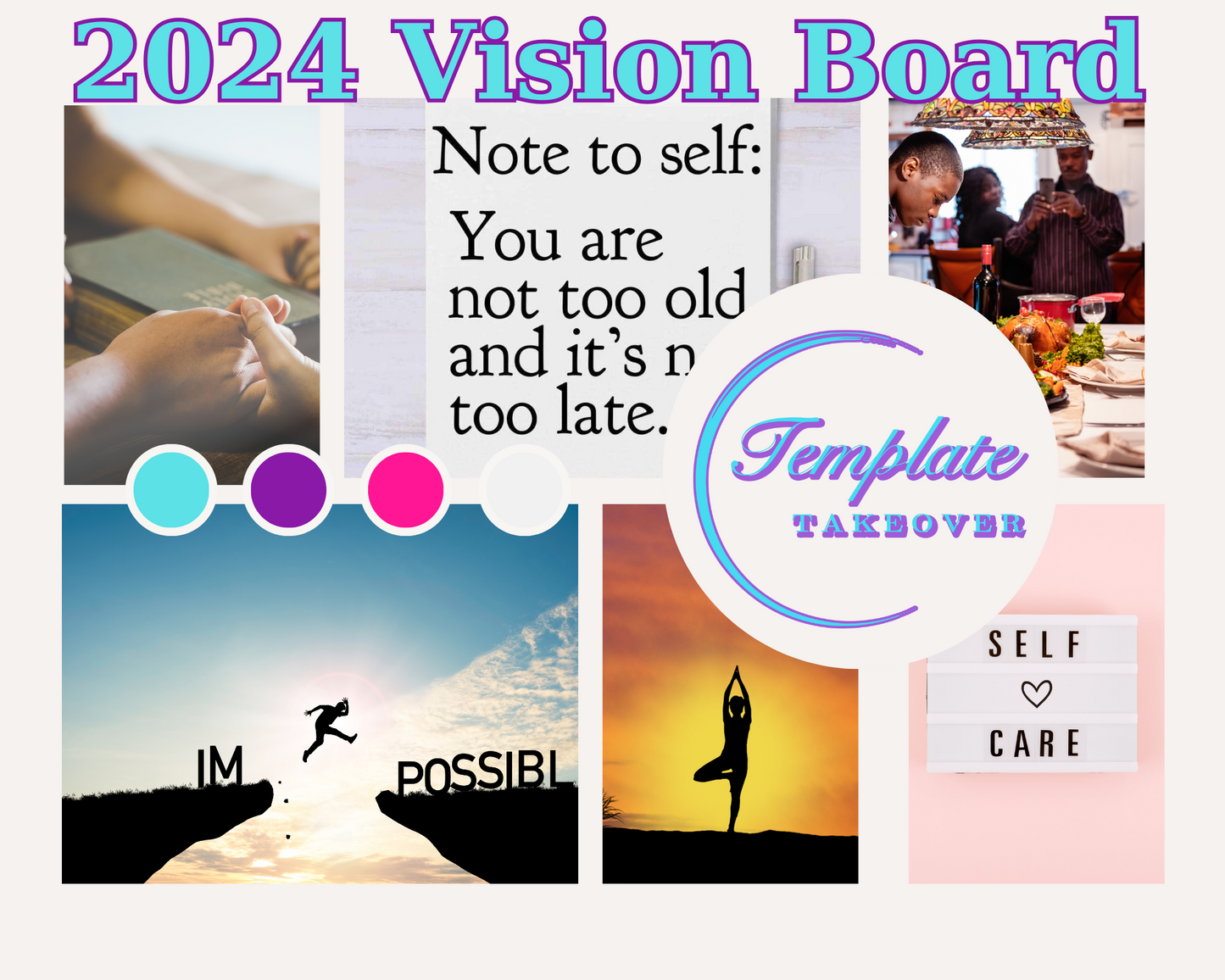 Your Unique 2024 Vision: Editable Templates for Personalization and Reselling