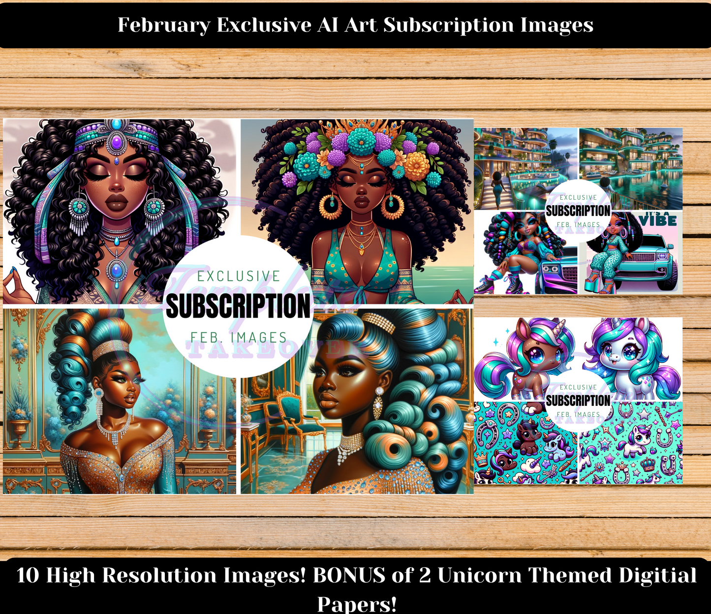 ***February Exclusive Monthly AI Art Subscription***