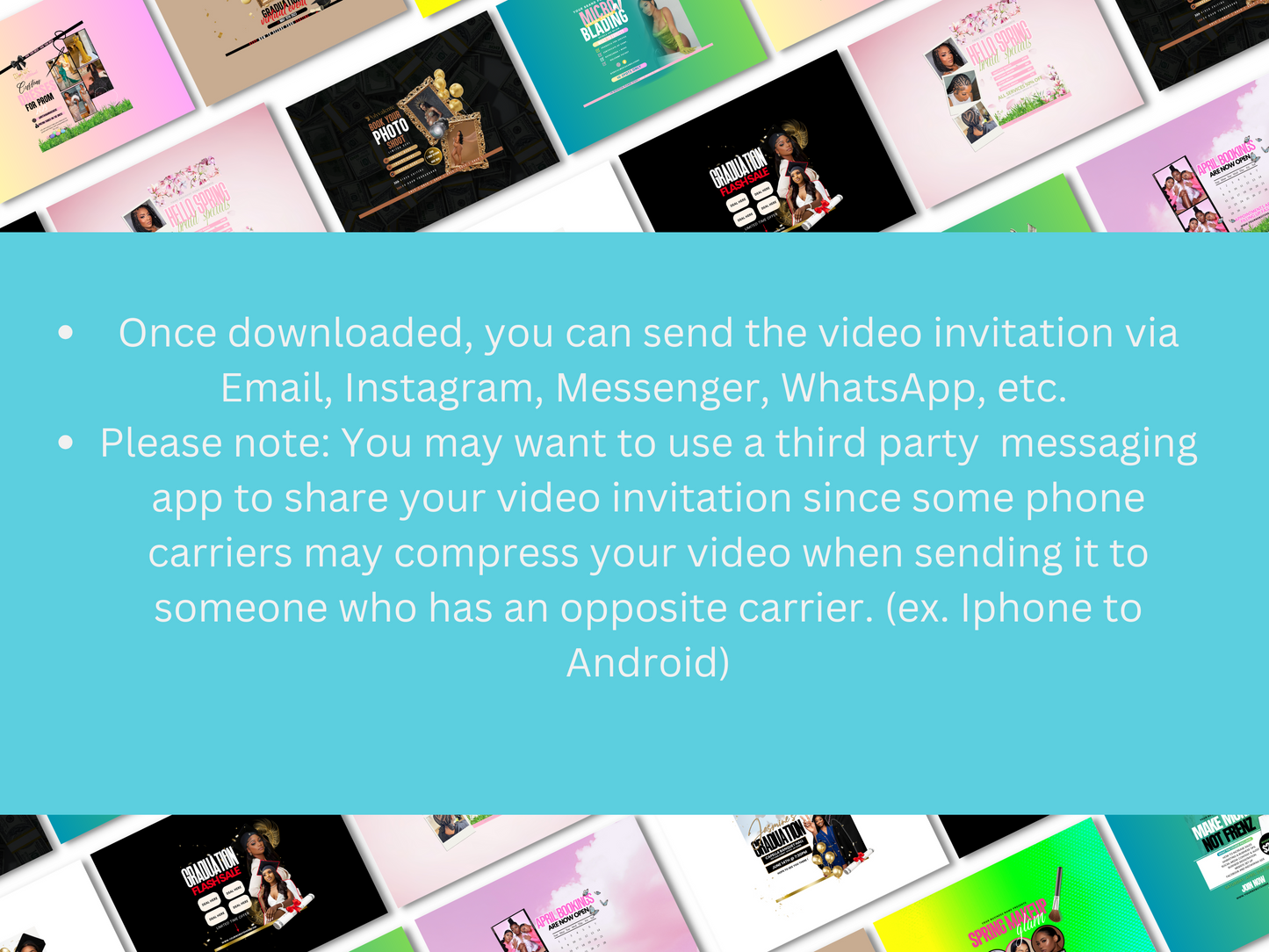 Editable Music Ladies Night Out Invitation DIY Canva Video Template , Party Music Invitation to Guest Party Planners Instant Access.