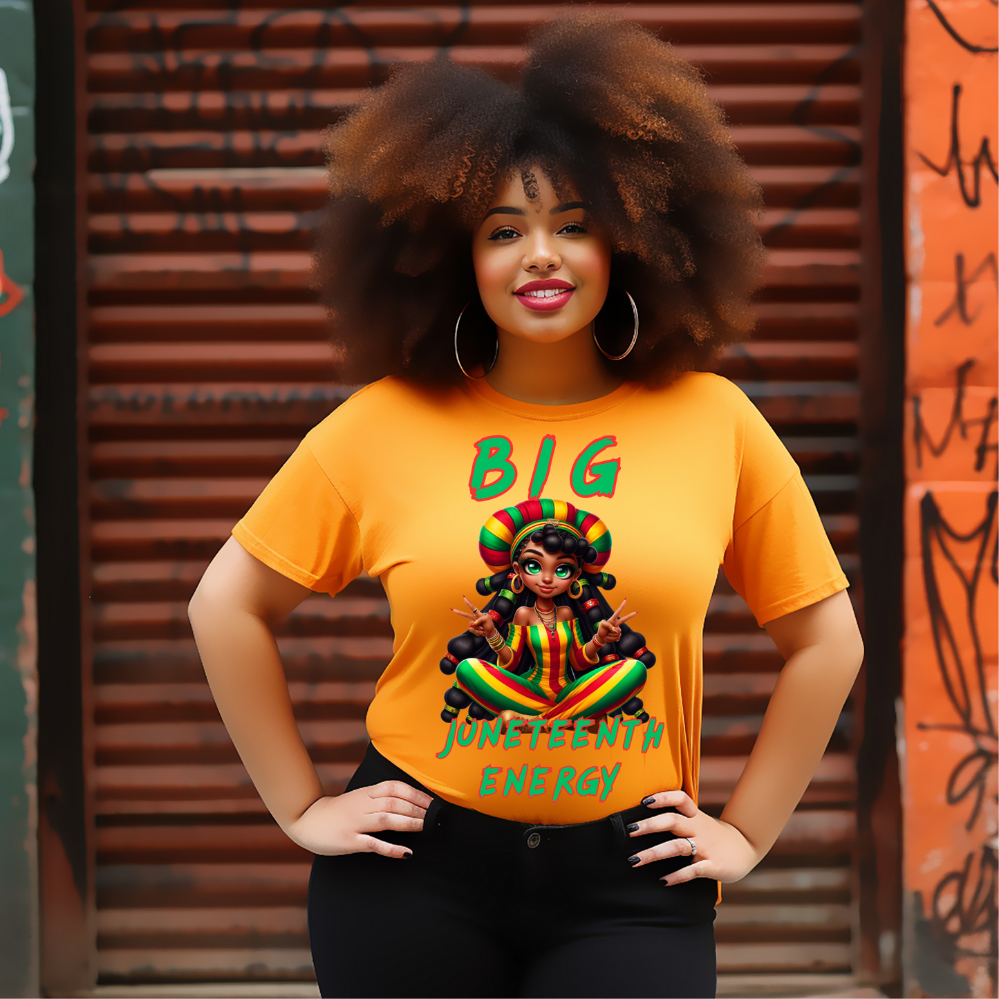 Big Juneteenth Energy PNG Design Bundle - Vibrant Afrocentric Art for Crafters and T-Shirt Makers