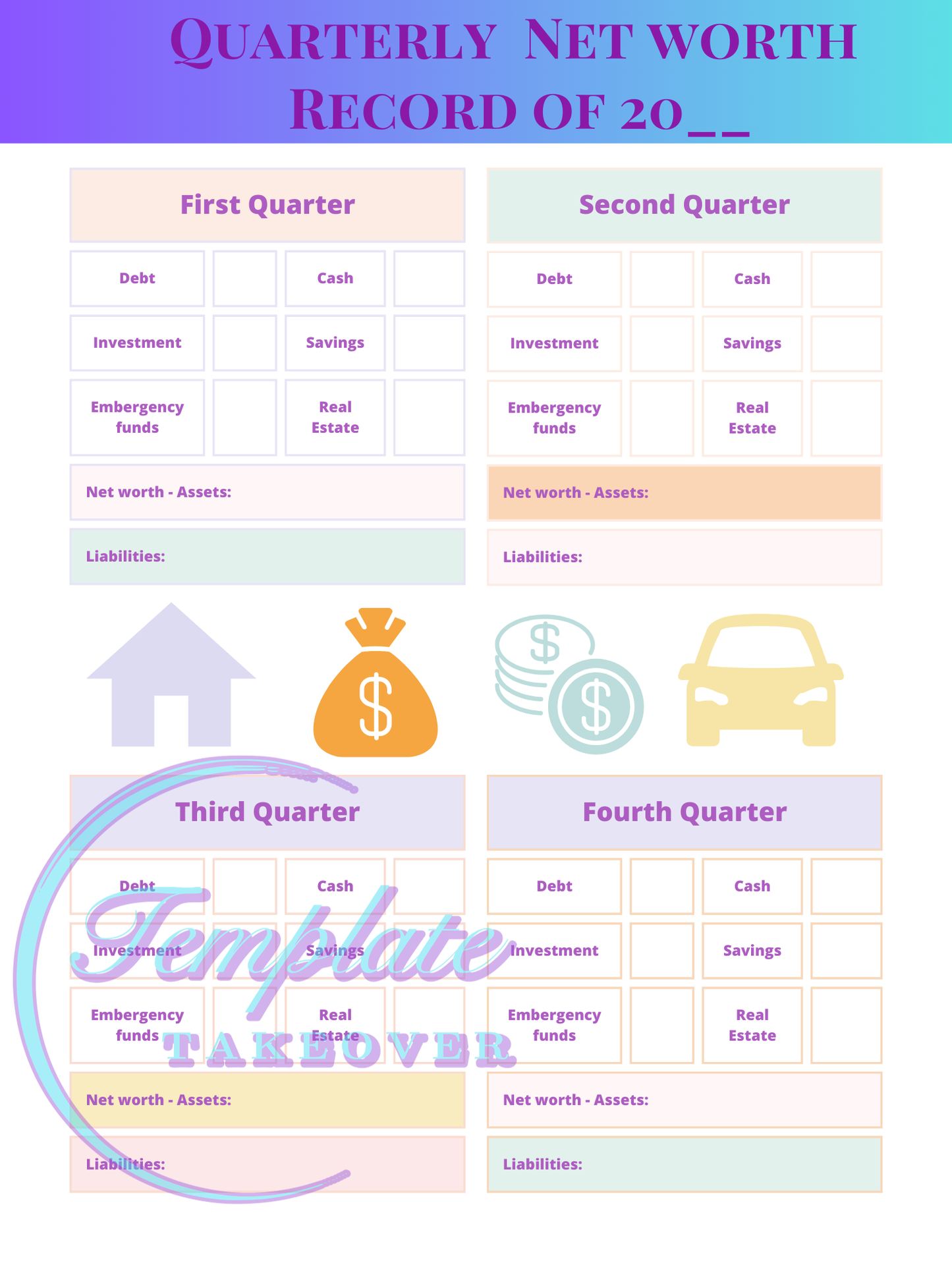 Digital Budget Planner | Financial Planner | Monthly Budget Tracker | Credit Score Monitor | Financial Planning | Money Mindset | Expense Tracker