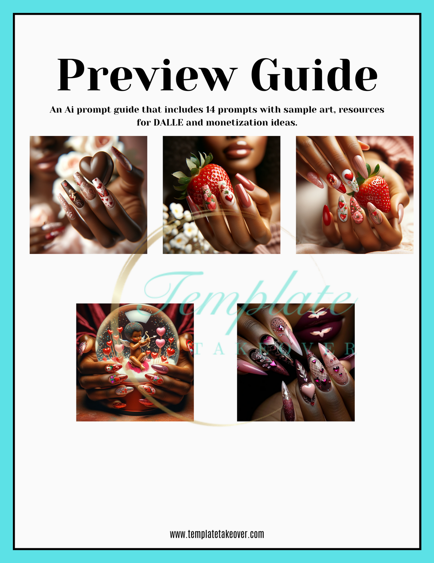 "Innovative Valentine's Day Nail Art Collection" Prompt Guide!