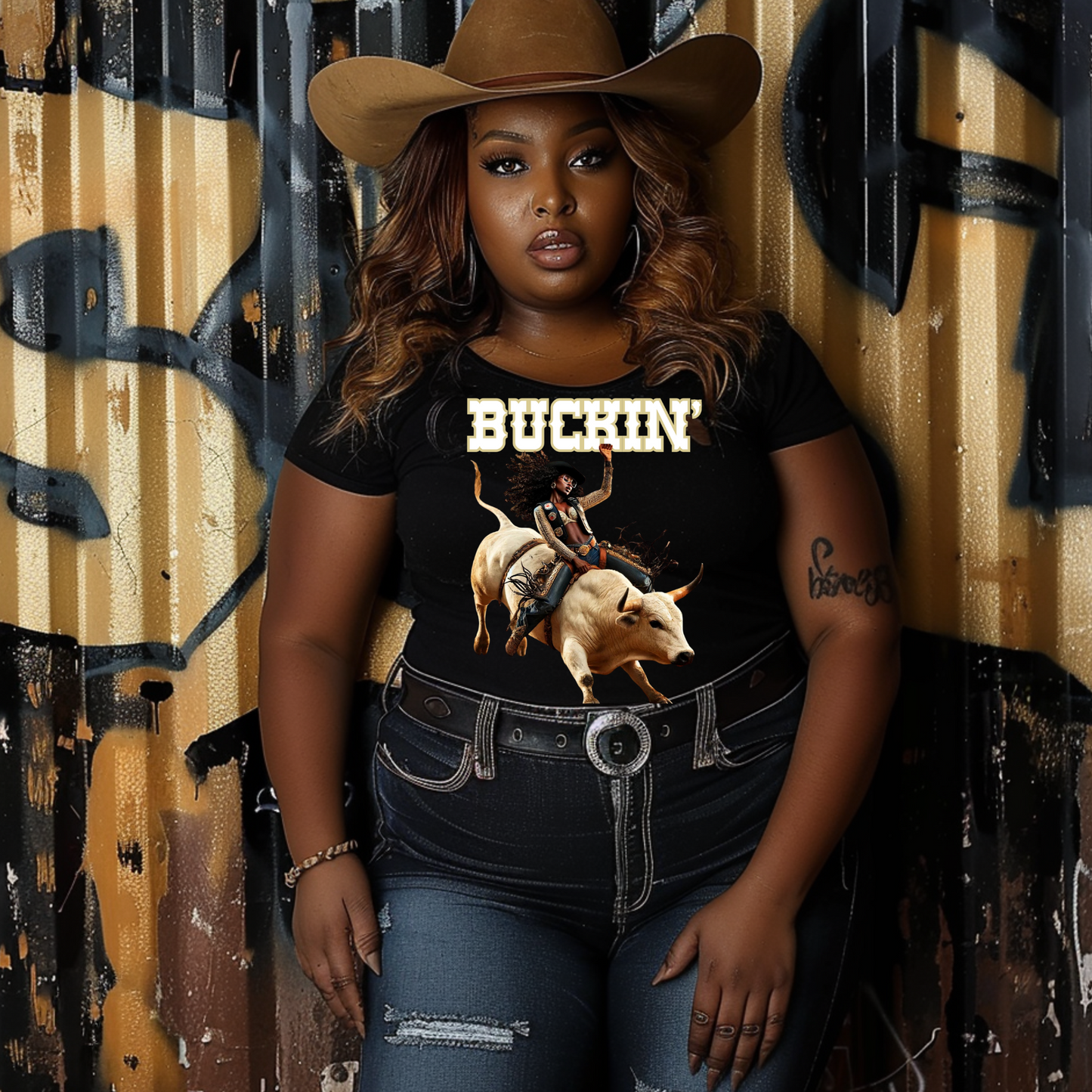 Exclusive African American Bullrider Art Collection - 21 Vibrant 'Buckin'' Poses Inspired by Beyoncé | Hip Hop PNG | PNG Bundle | Buckin | TikTok