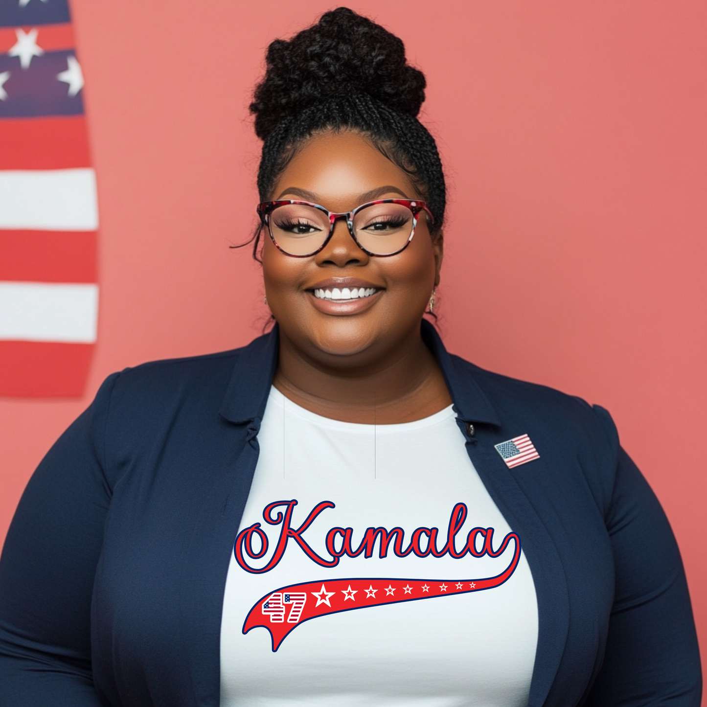 "Kamala 47" PNGs – Perfect for Custom Apparel, Print on Demand, and Political Merchandise