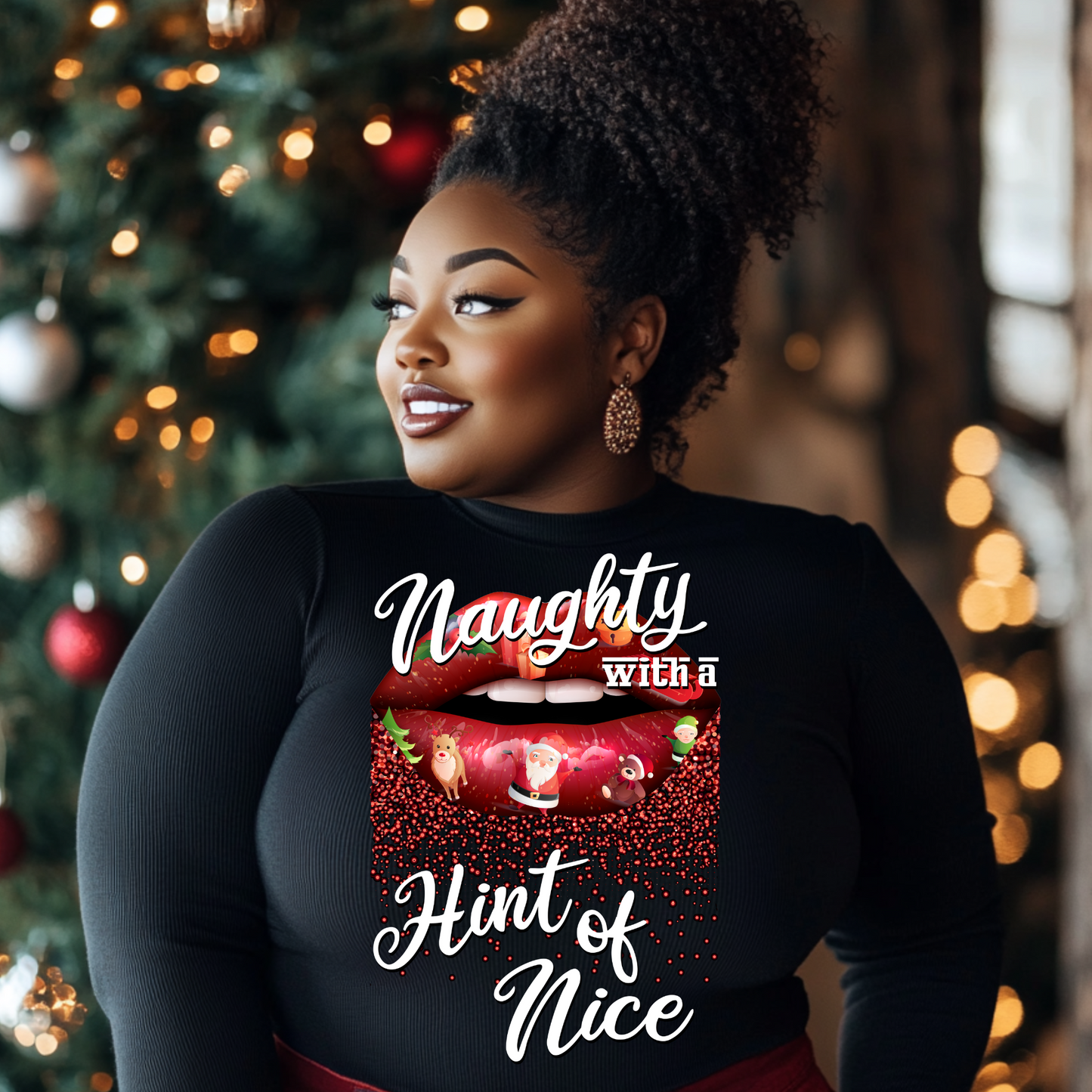 Nice Naughty PNG Bundle, Funny Christmas Shirt PNG, Family Christmas svg, Nice List svg, Naughty List svg, SVG For Cricut, png Sublimation