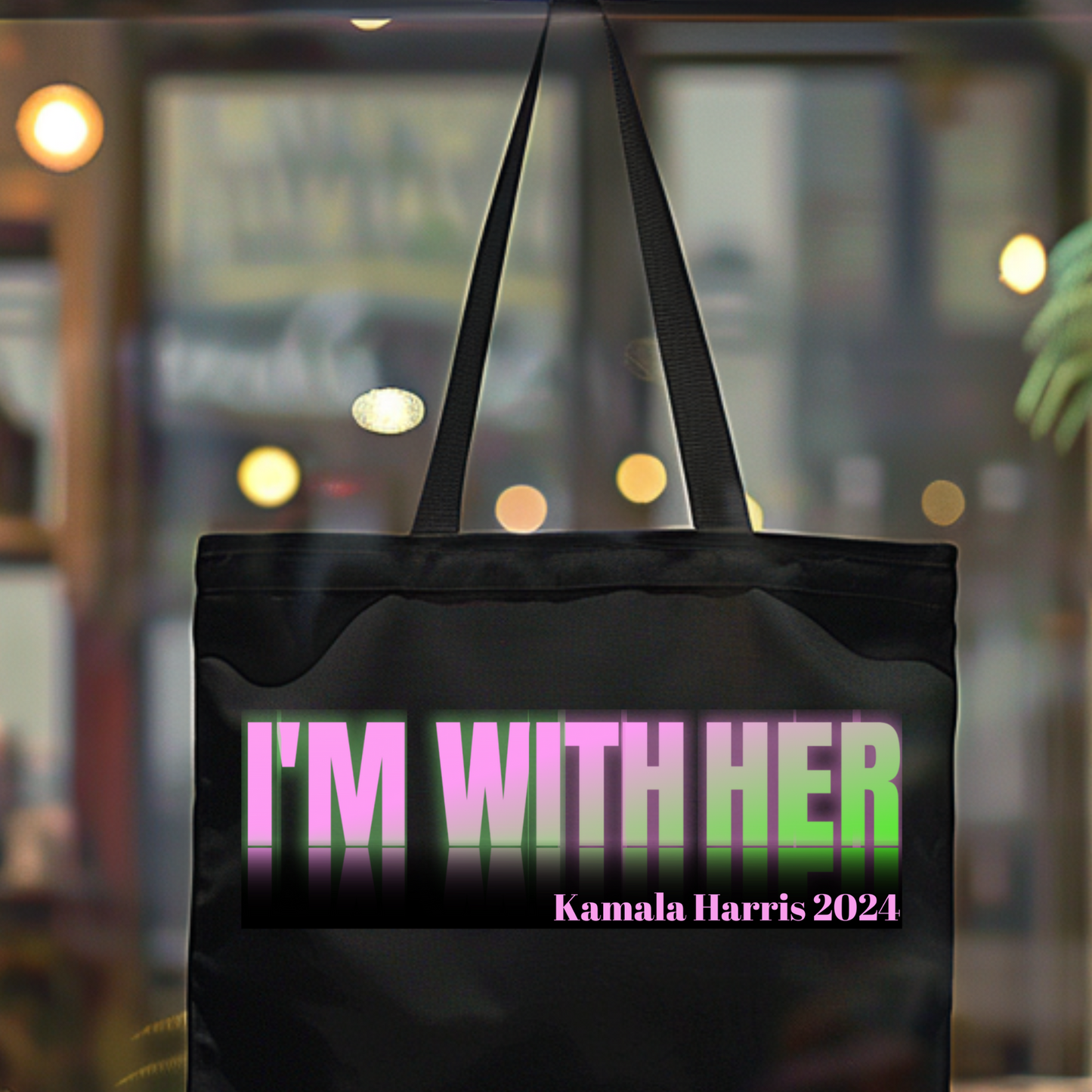 **Exclusive Kamala Harris 2024 Campaign PNG - "I'm With Her" Design for T-Shirts, Posters, and More**