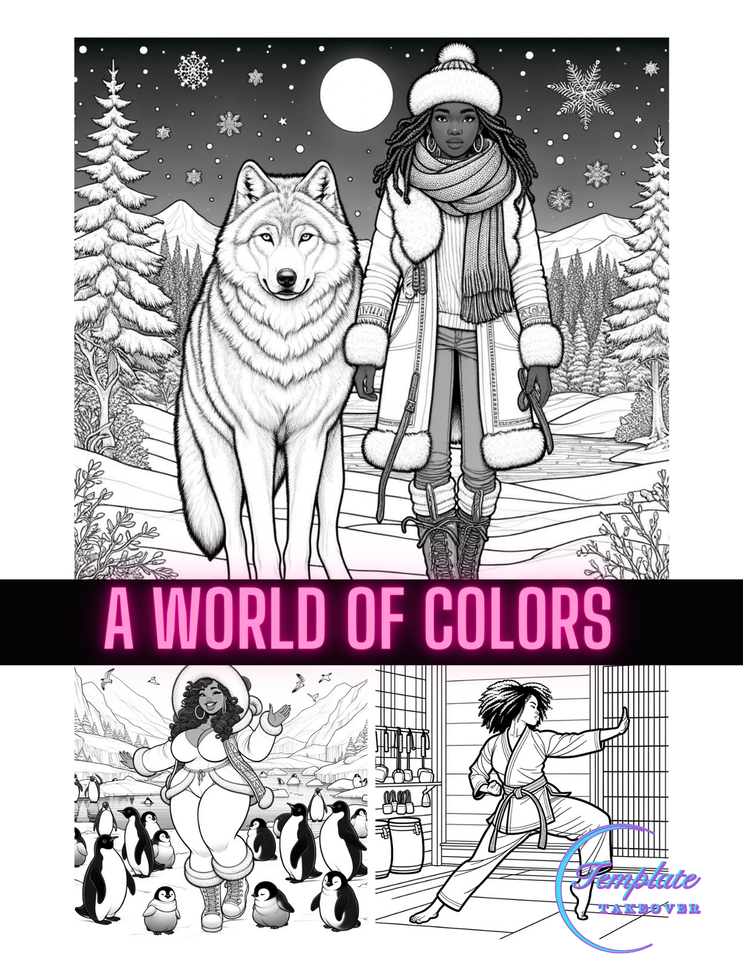 A World of Colors Coloring Adventure