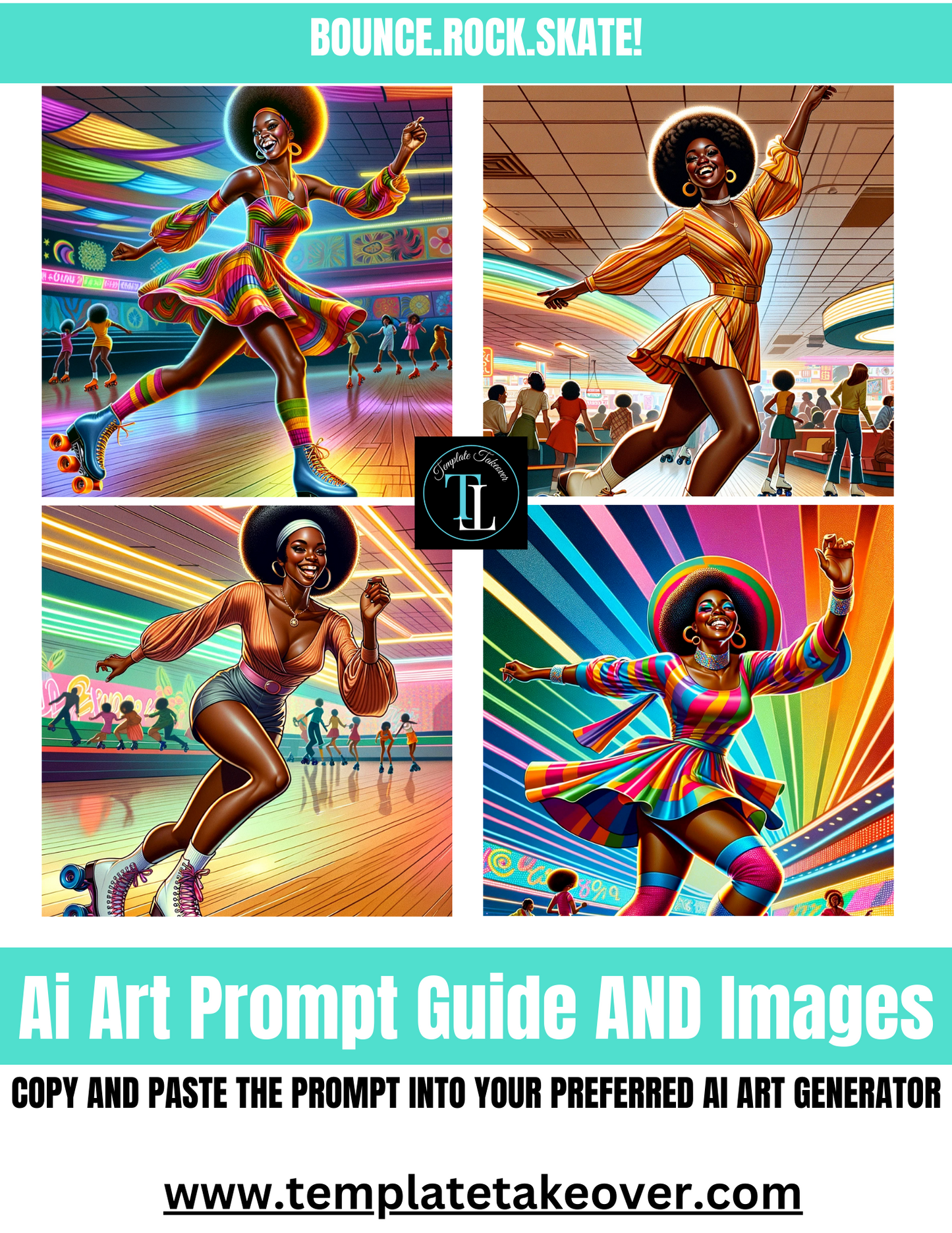 '70s Vintage Roller Skaters Prompt Guide!