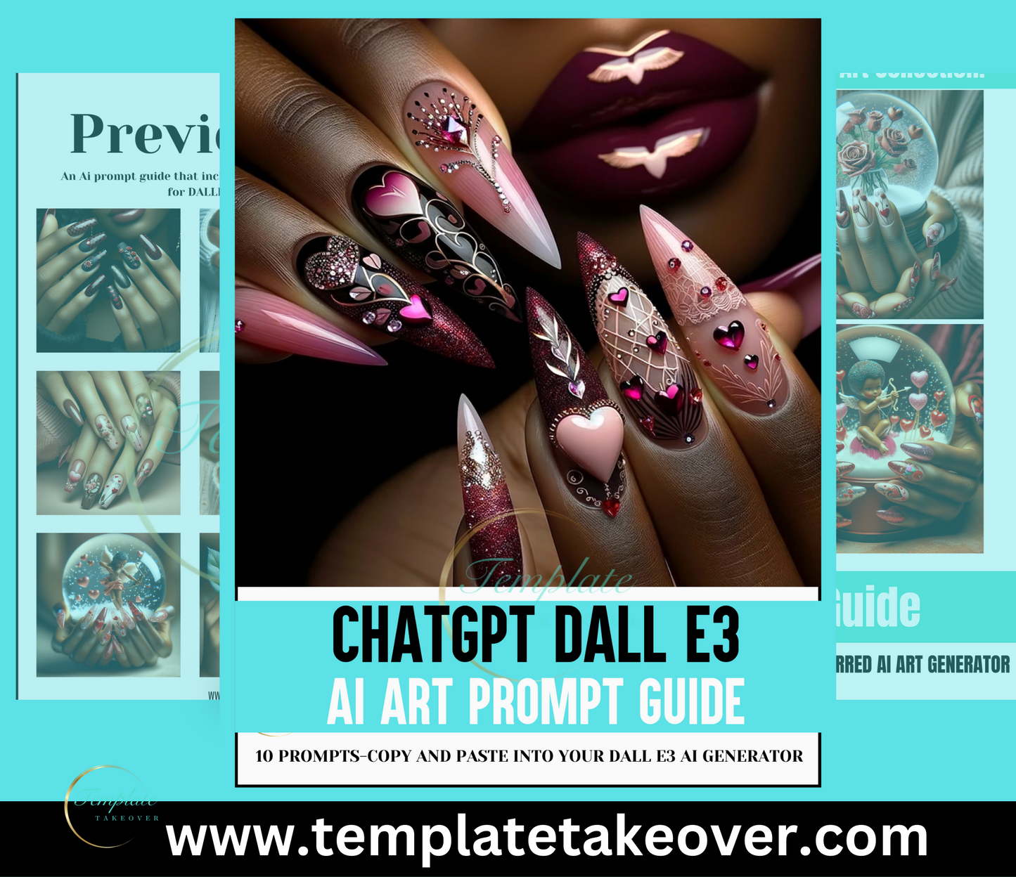 "Innovative Valentine's Day Nail Art Collection" Prompt Guide!