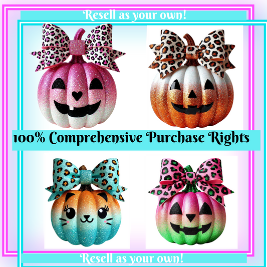 1 Buyer Only! Glitter Pumpkin Bundle 2