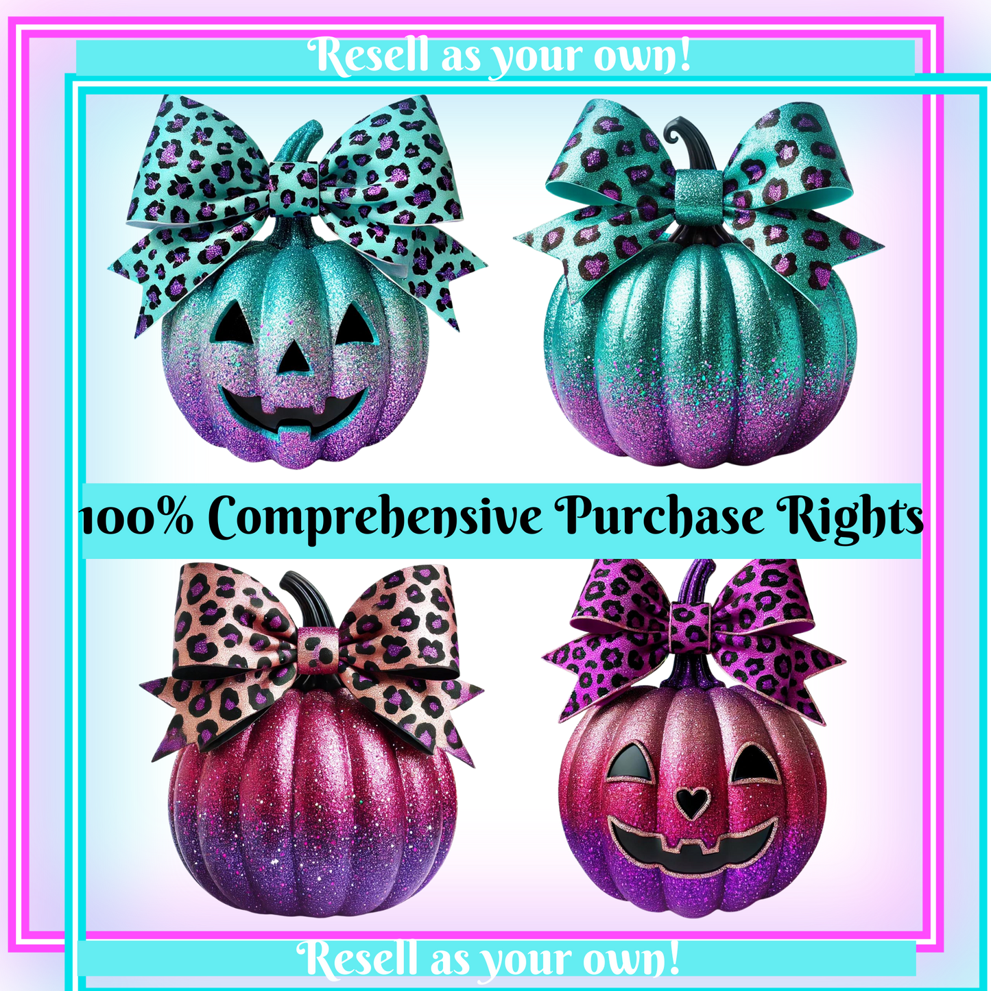 1 Buyer Only! Glitter Pumpkin Bundle 1