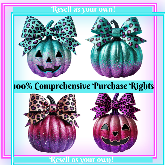 1 Buyer Only! Glitter Pumpkin Bundle 1