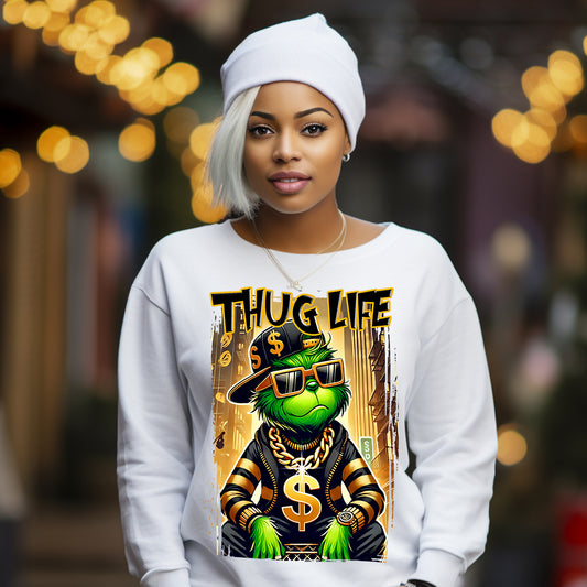 Thug Life Christmas Png, Character Xmas PNG, Christmas Character Png, Funny Christmas Thief Png, Christmas Movie Png