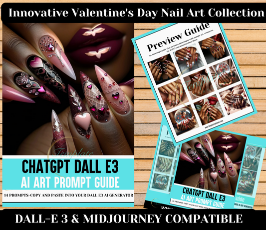 "Innovative Valentine's Day Nail Art Collection" Prompt Guide!