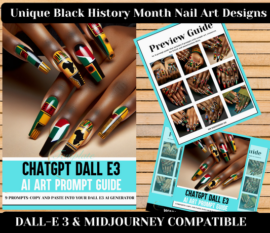 Unique Black History Month Nail Art Designs Prompt Guide