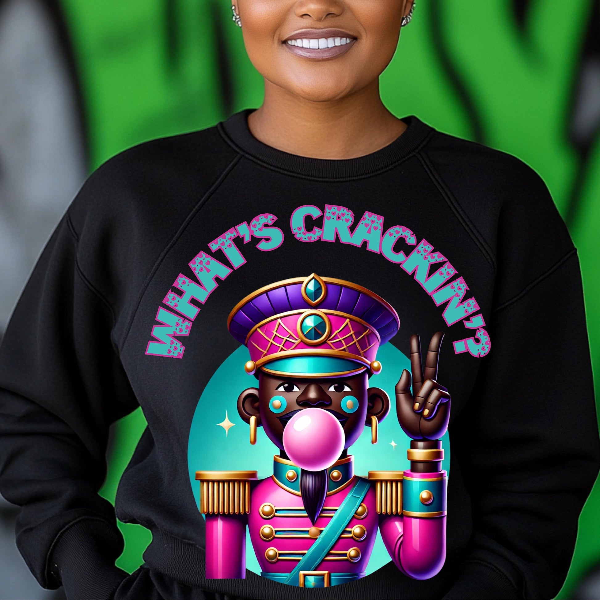 What’s Crackin’? Nutcracker DTF Transfer for Cotton, Polyester & Blends - Vibrant Holiday Design