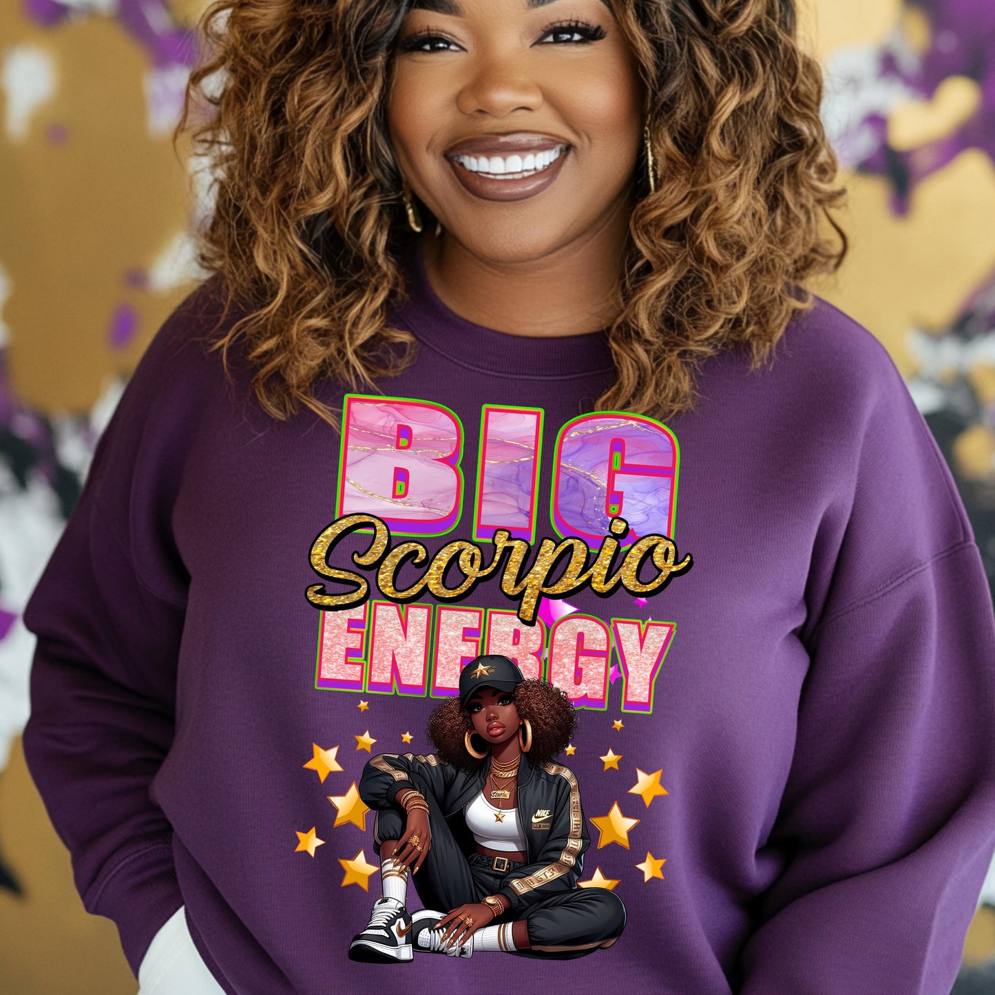 Big Scorpio Energy PNG | Zodiac Scorpio Digital Design | DTF & Sublimation Print | Instant Download