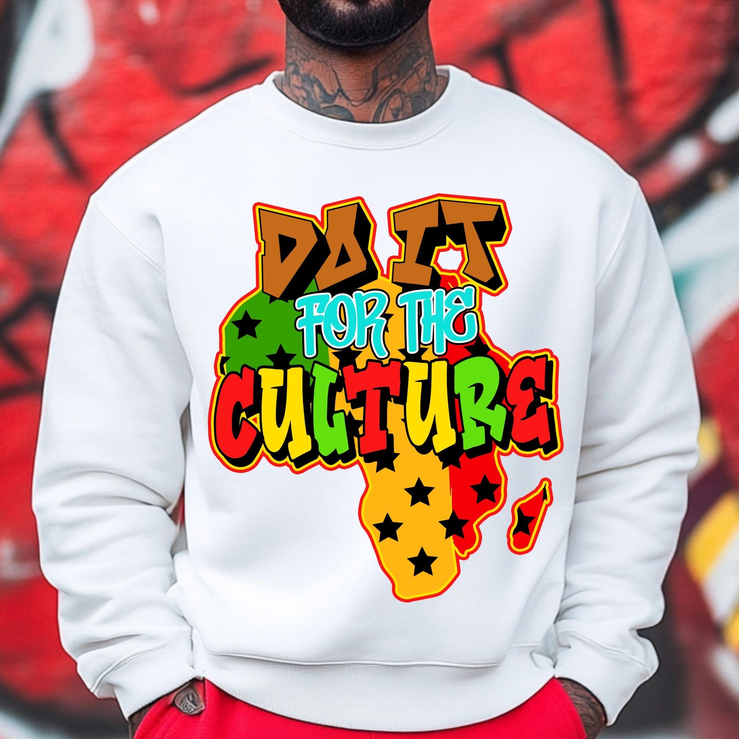 Do It for the Culture DTF Transfer - African Pride Heat Press Design for Cotton & Polyester Apparel