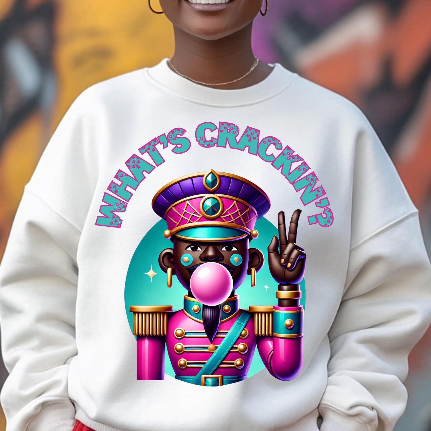 What’s Crackin’? Nutcracker DTF Transfer for Cotton, Polyester & Blends - Vibrant Holiday Design