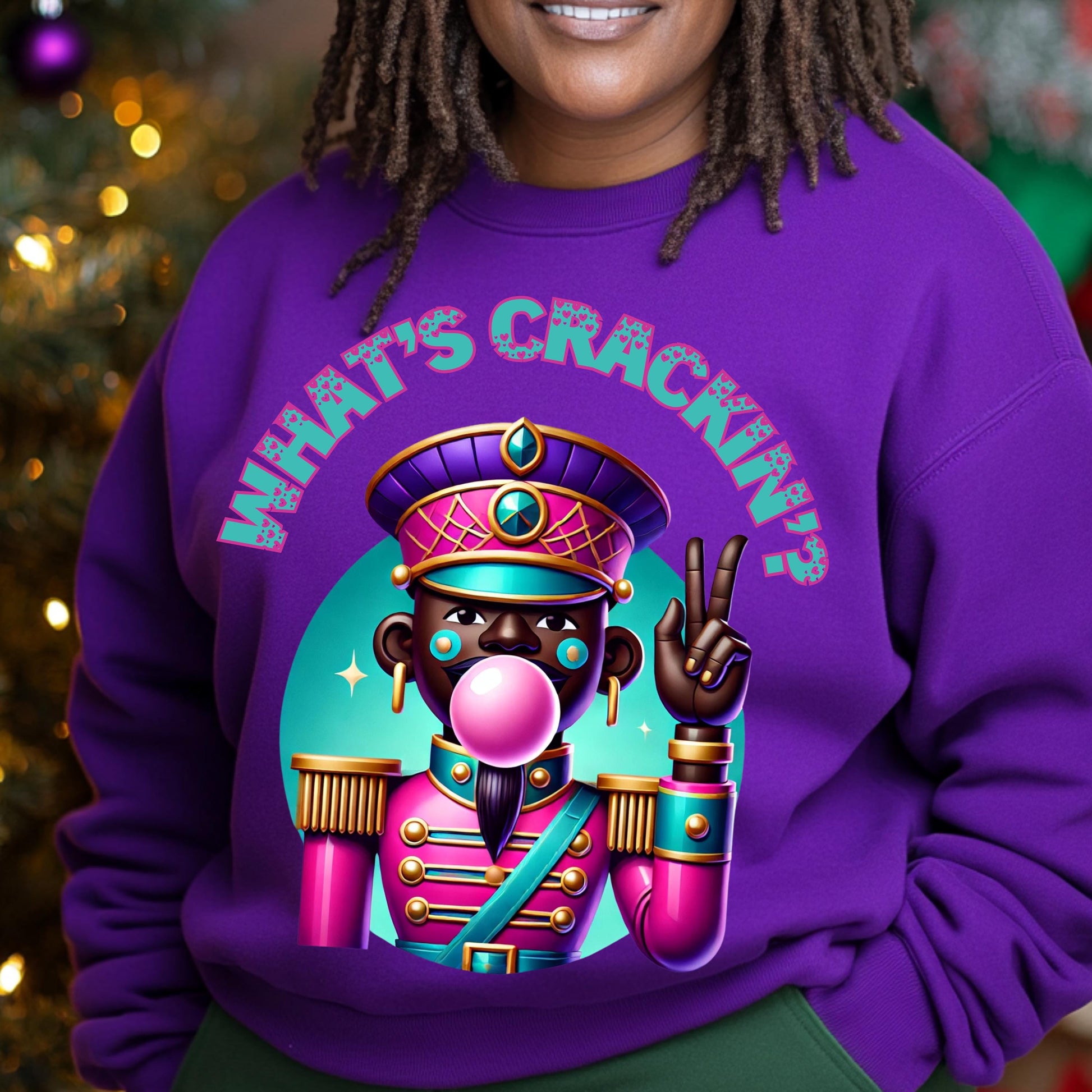 What’s Crackin’? Nutcracker DTF Transfer for Cotton, Polyester & Blends - Vibrant Holiday Design