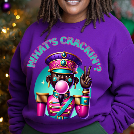 What’s Crackin’? Nutcracker DTF Transfer for Cotton, Polyester & Blends - Vibrant Holiday Design